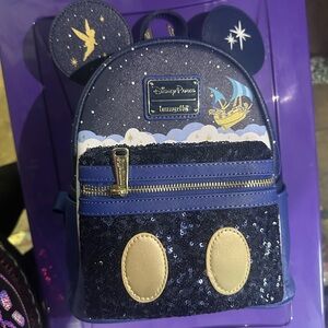 DisneyParks Loungefly Mini Backpack Mickey Main Attraction - Peter Pan's Flight